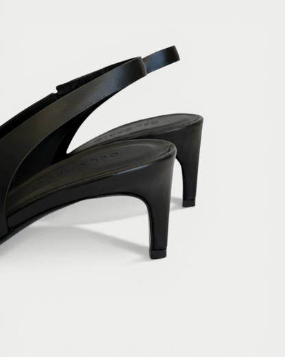 Décolleté slingback con tacco