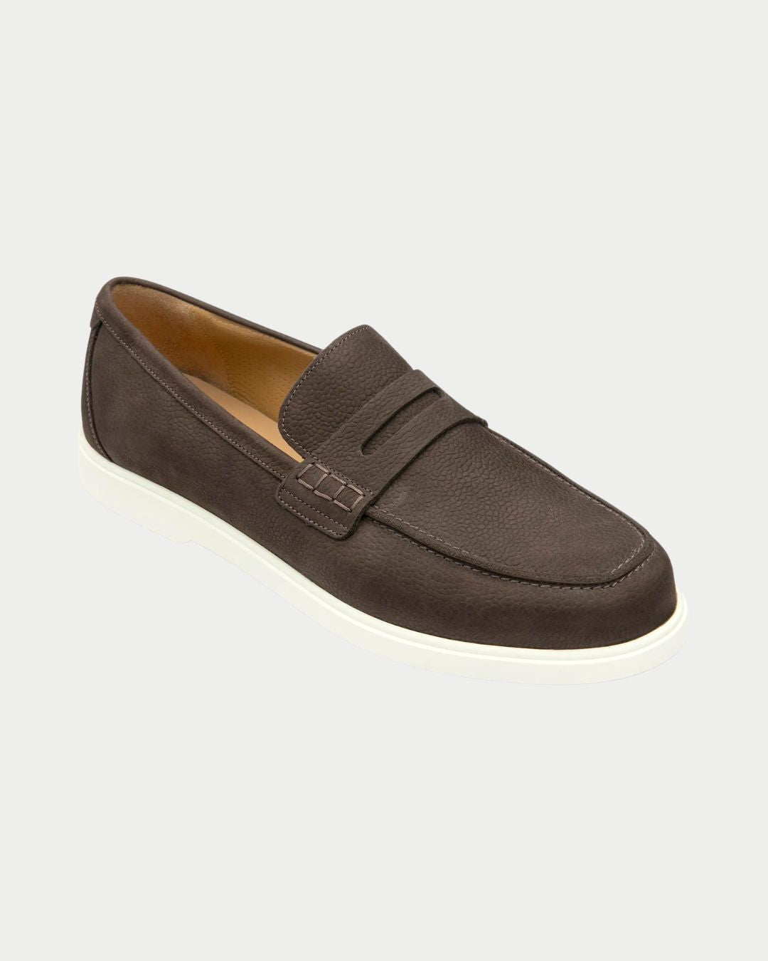 Mocassino Como in nubuck brown
