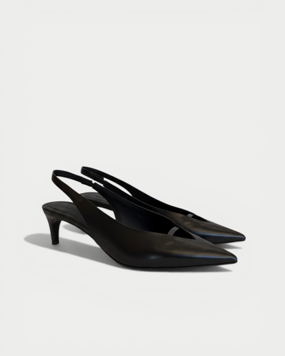Décolleté slingback con tacco