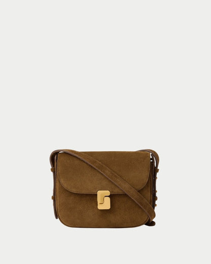 Borsa Bellissima Mini in crosta di pelle