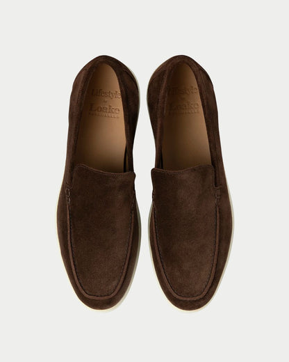 Mocassino Tuscany New in Camoscio chocolate brown