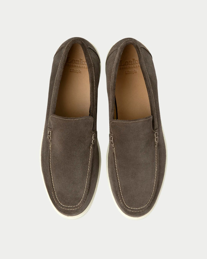 Mocassino Tuscany New in Camoscio Antracite
