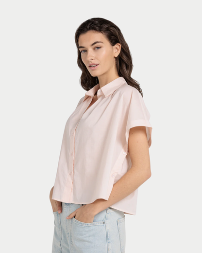 Camicia sleeveless con bottoni