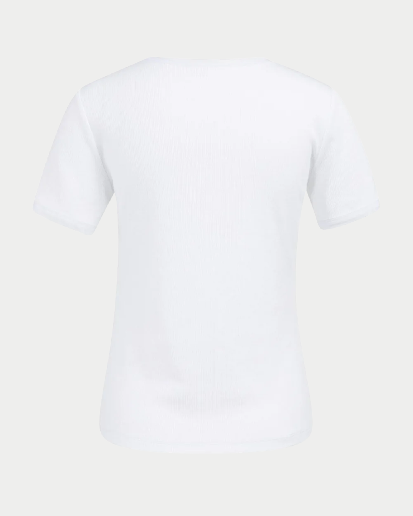T-shirt con bordo in rete