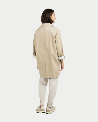 Giacca trench in cotone