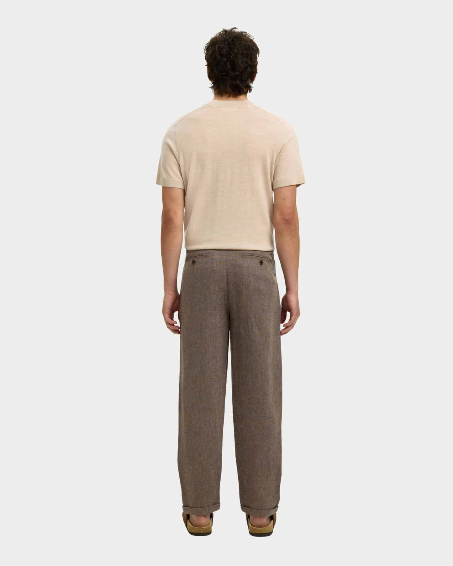 Pantaloni 180-relaxed linen