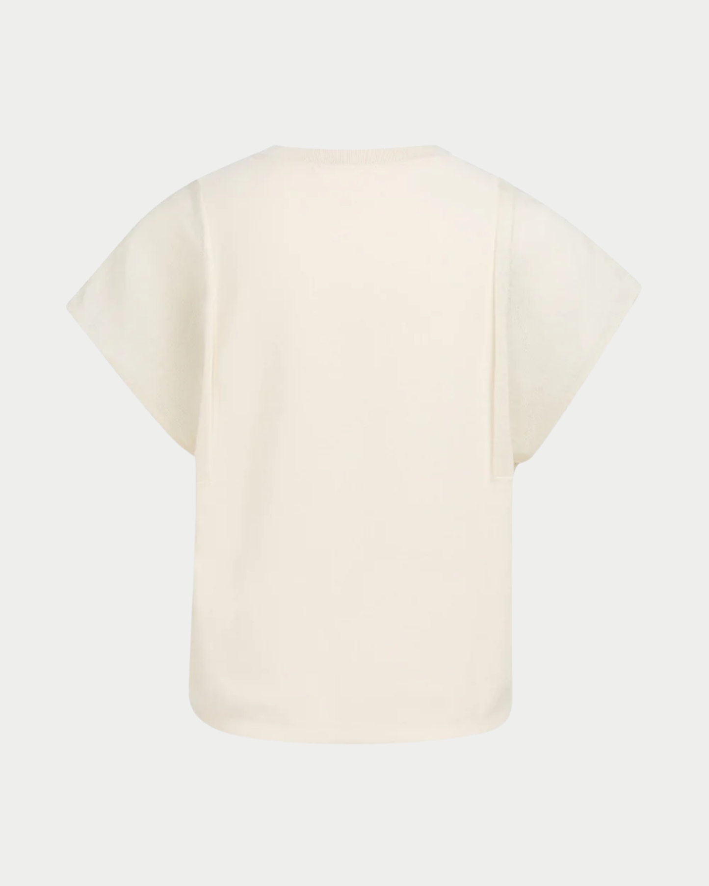 T-Shirt mit transparenten Kurzärmeln