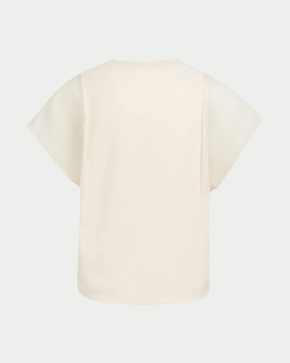 T-Shirt mit transparenten Kurzärmeln