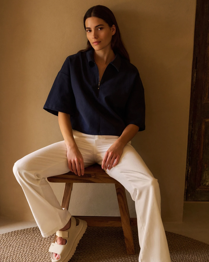 Polo t-shirt con maniche larghe