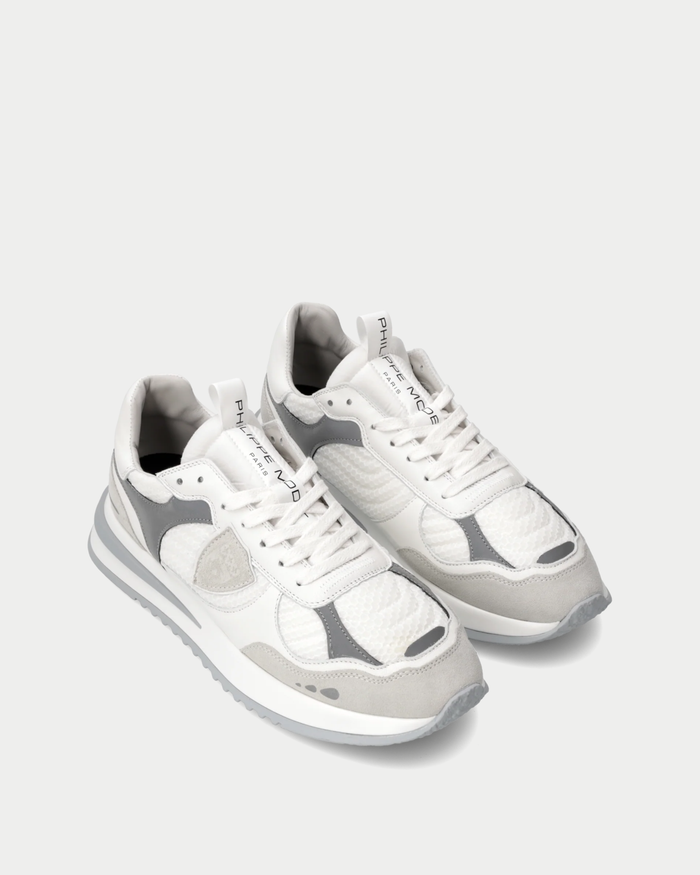 Sneakers Olympique Running, Bianco Grigio