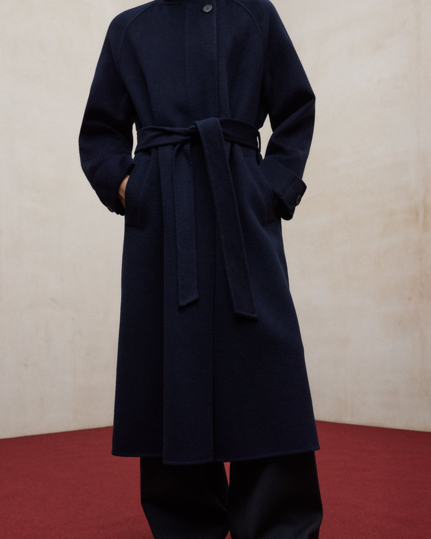 Lora coat in recycled wool