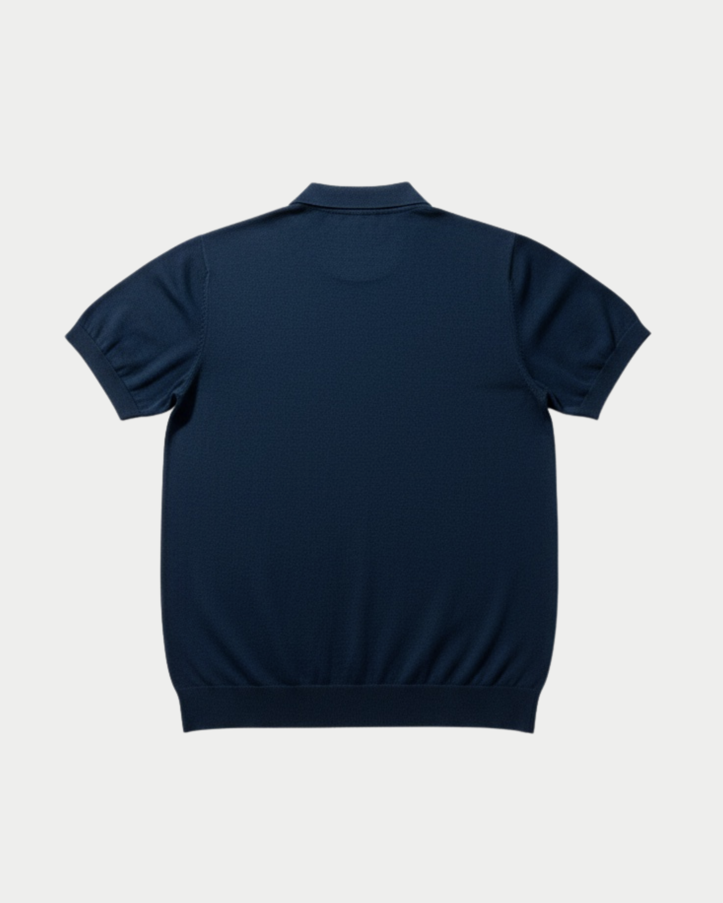 Knitwear polo con dettagli in contrasto