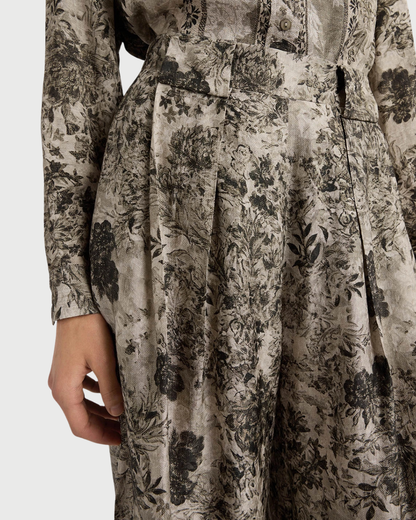 Aspen trousers in jacquard viscose