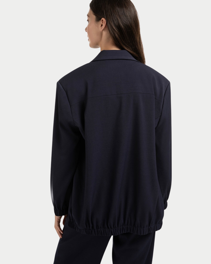 Woven loose fit blazer