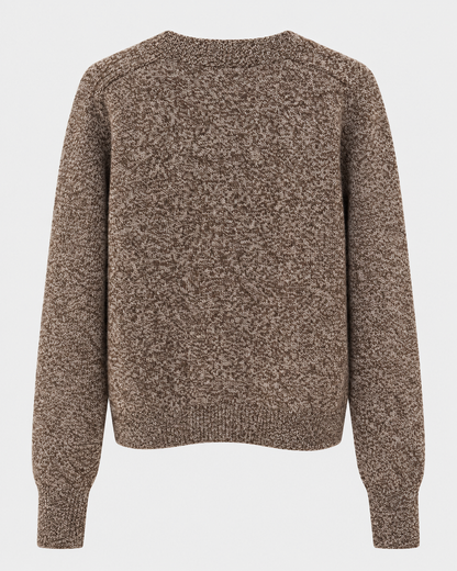 Maglia paricollo in misto cashmere