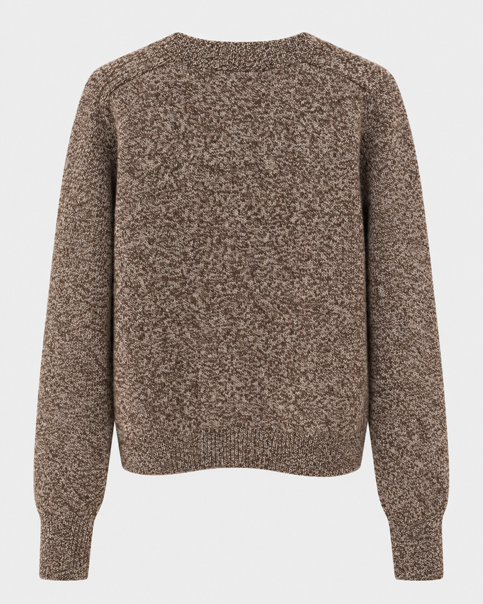 Maglia paricollo in misto cashmere