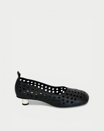 Linda perforierte Lederschuhe
