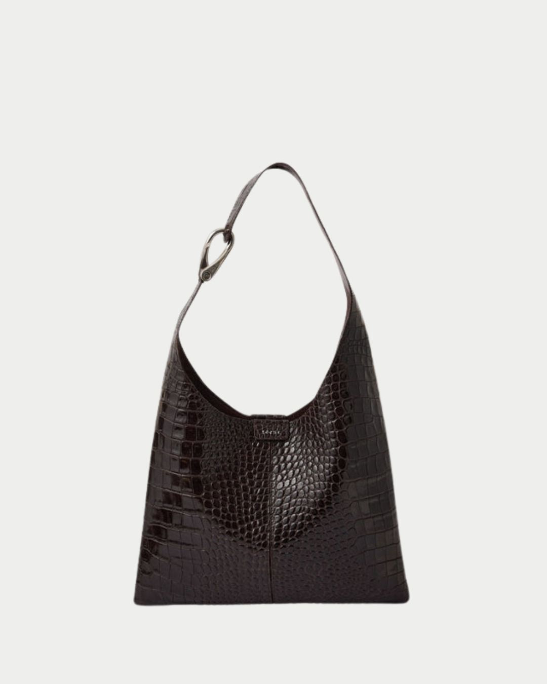 Borsa Cosima Mini in pelle effetto coccodrillo