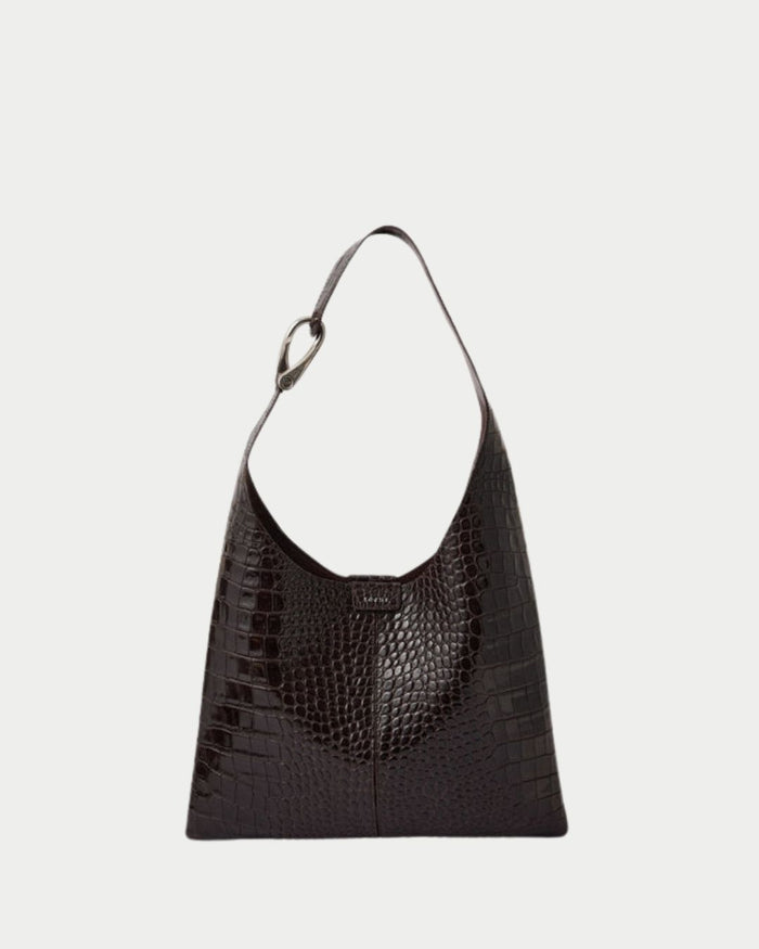 Borsa Cosima Mini in pelle effetto coccodrillo