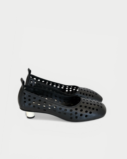 Linda perforierte Lederschuhe