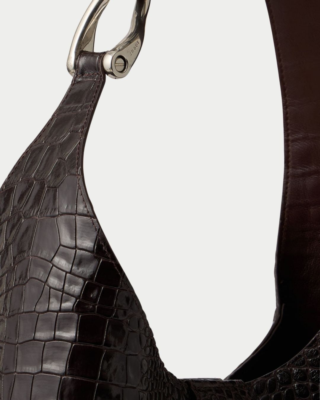 Borsa Cosima Mini in pelle effetto coccodrillo