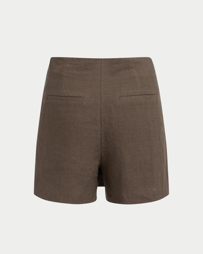 Gonna shorts con dettaglio wrap