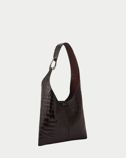 Borsa Cosima Mini in pelle effetto coccodrillo