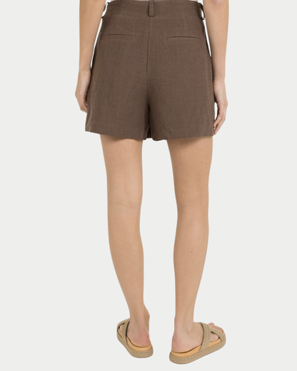 Gonna shorts con dettaglio wrap