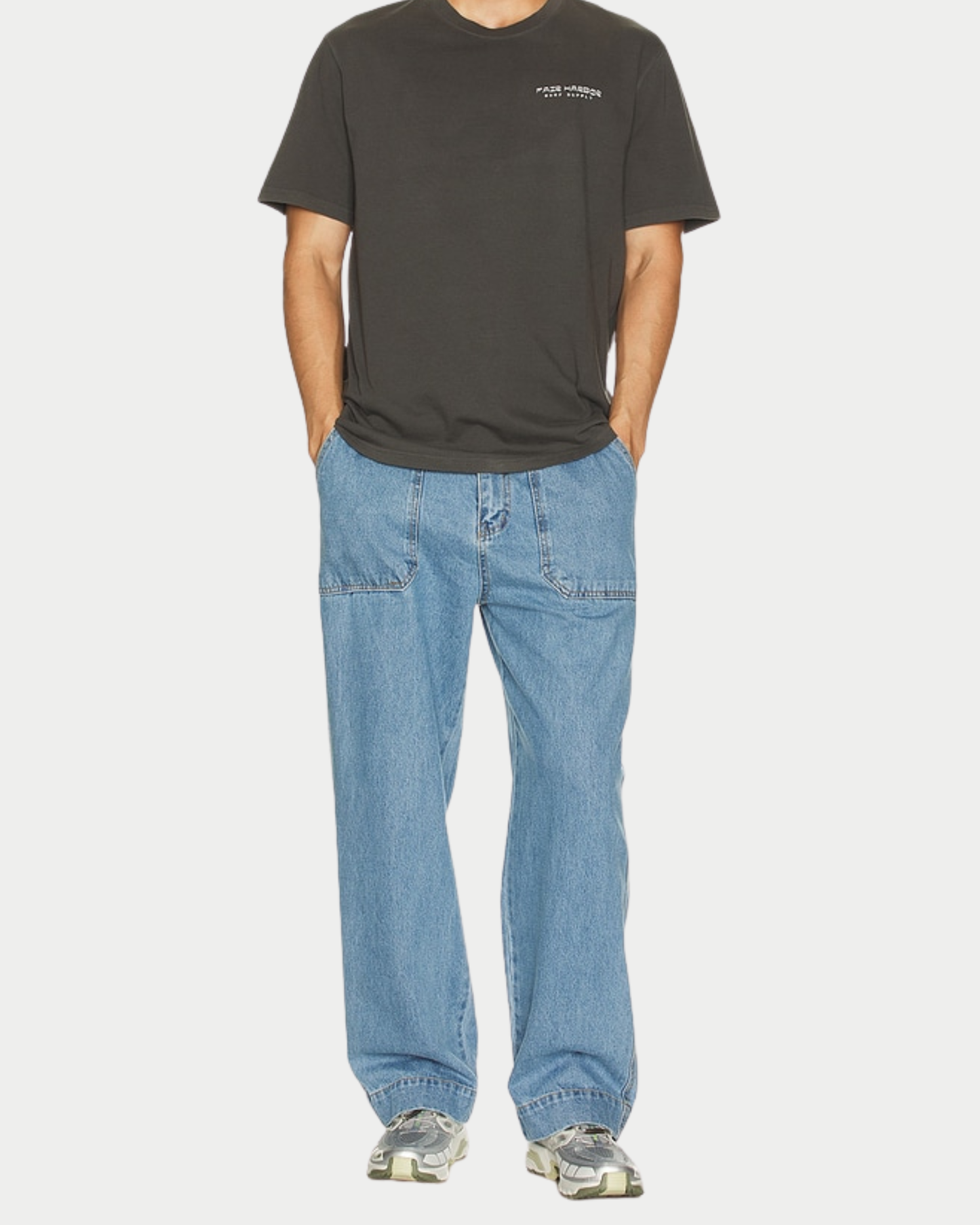 Jeans one tuck wide fatigue