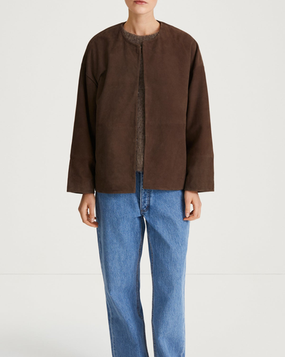 Giacca blazer Vana in suede