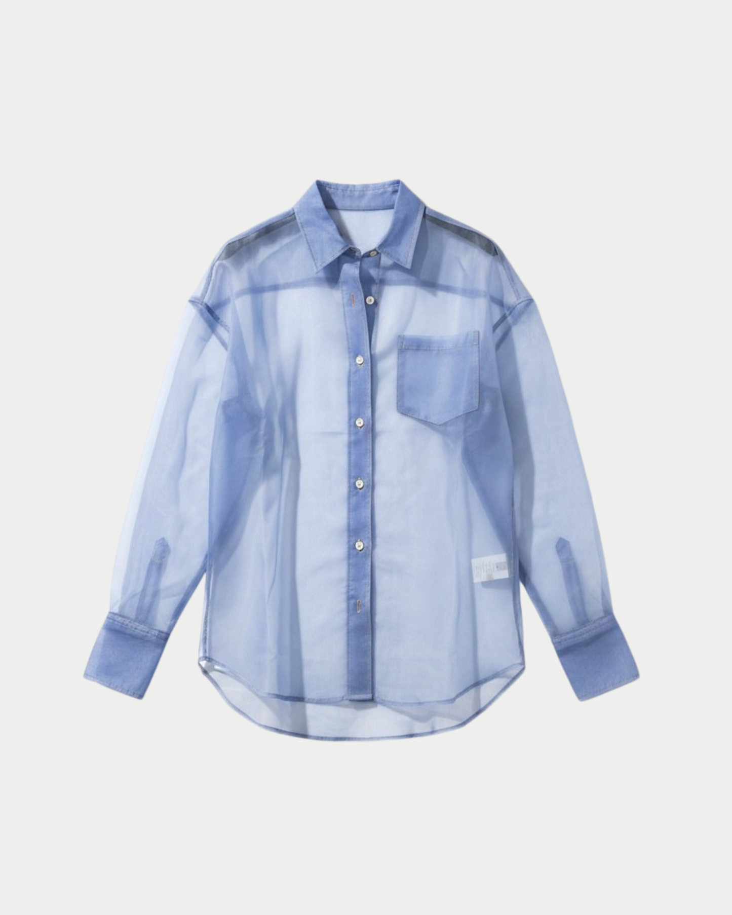 Dani semi-sheer blouse shirt