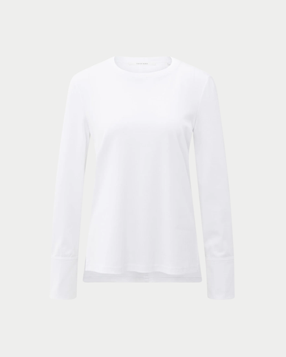 T-shirt longsleeve in Jersey