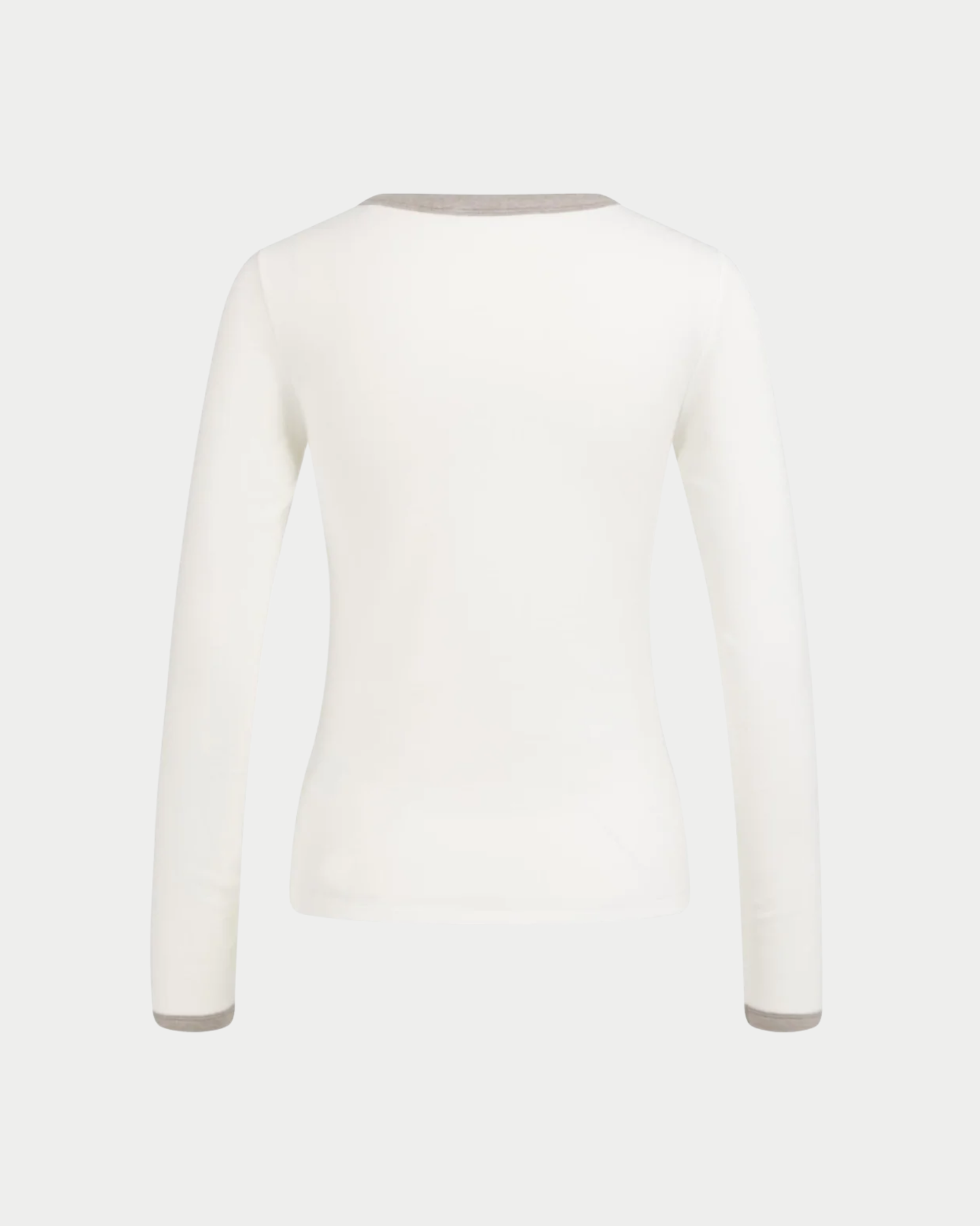 T-shirt a manica lunga con scollo rotondo
