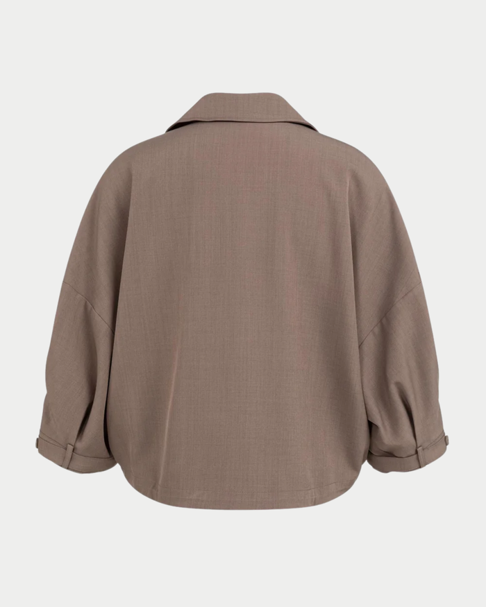 Giacca blazer con cintura regolabile