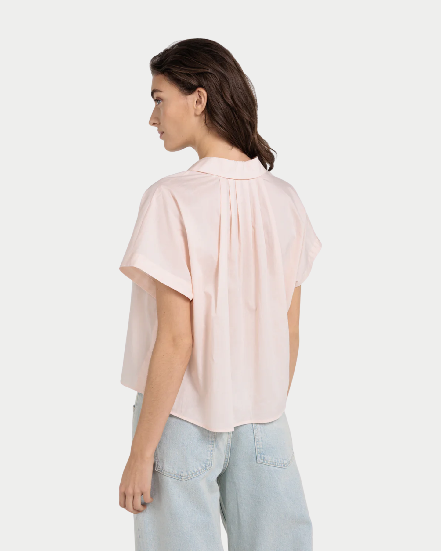 Camicia sleeveless con bottoni
