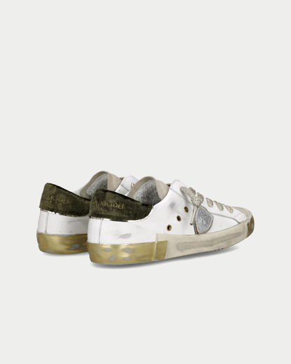 Sneaker Prsx Weiß Militärgrün
