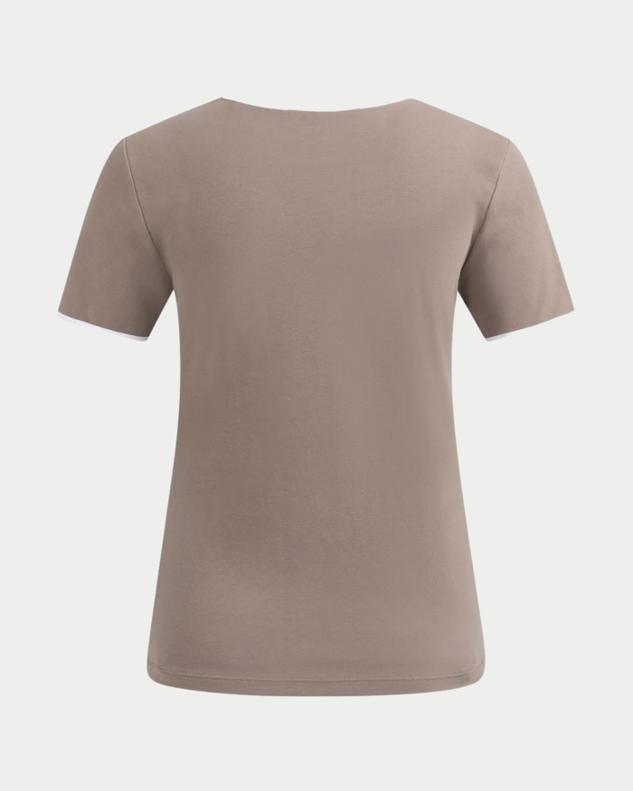 T-shirt con collo rotondo