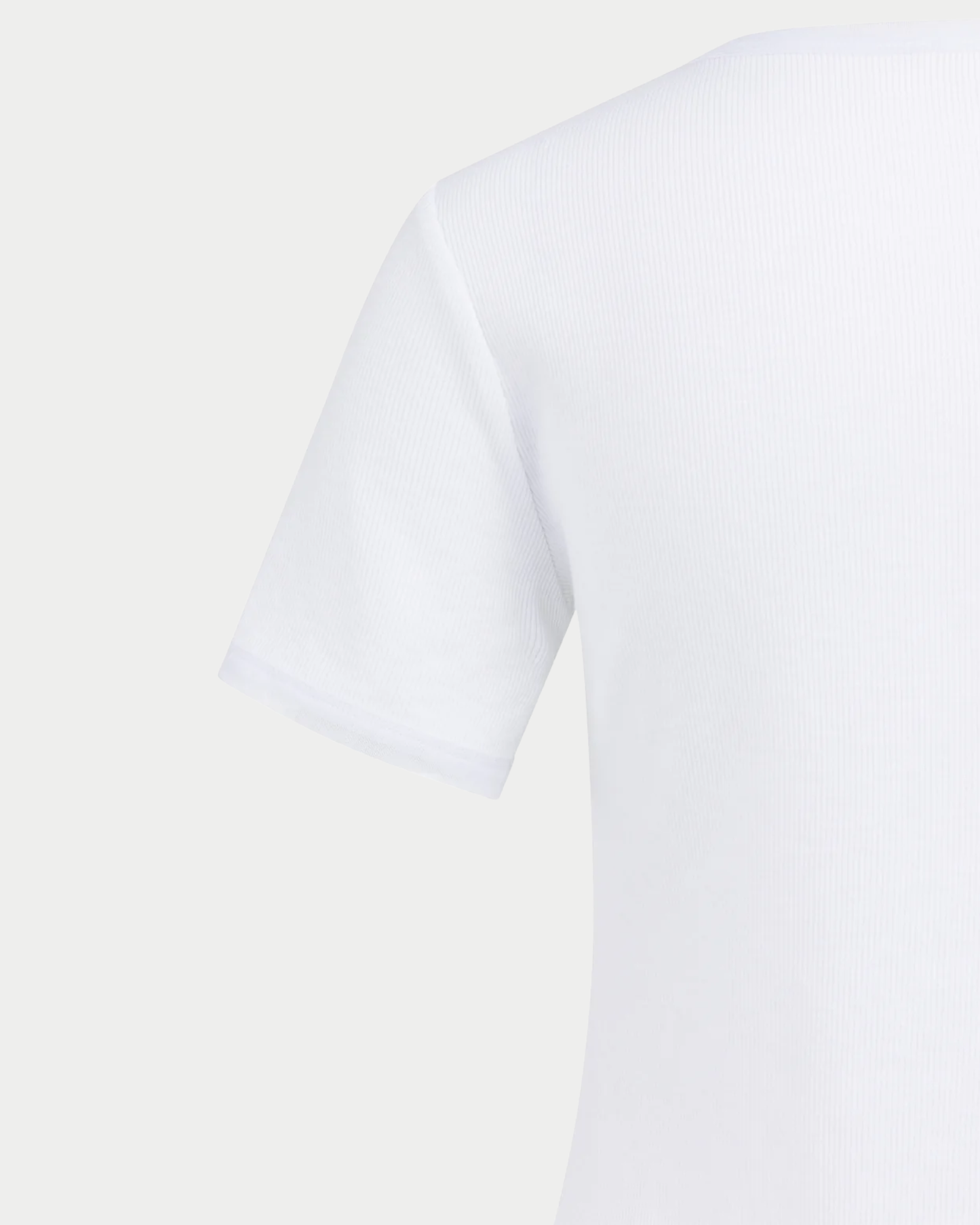 T-shirt con bordo in rete