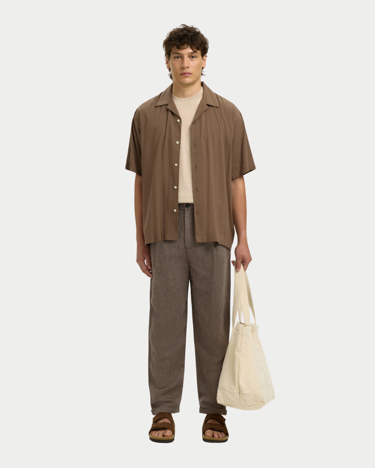 Pantaloni 180-relaxed linen