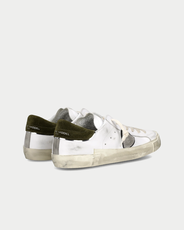 Sneakers Prsx Bianco Verde Militare