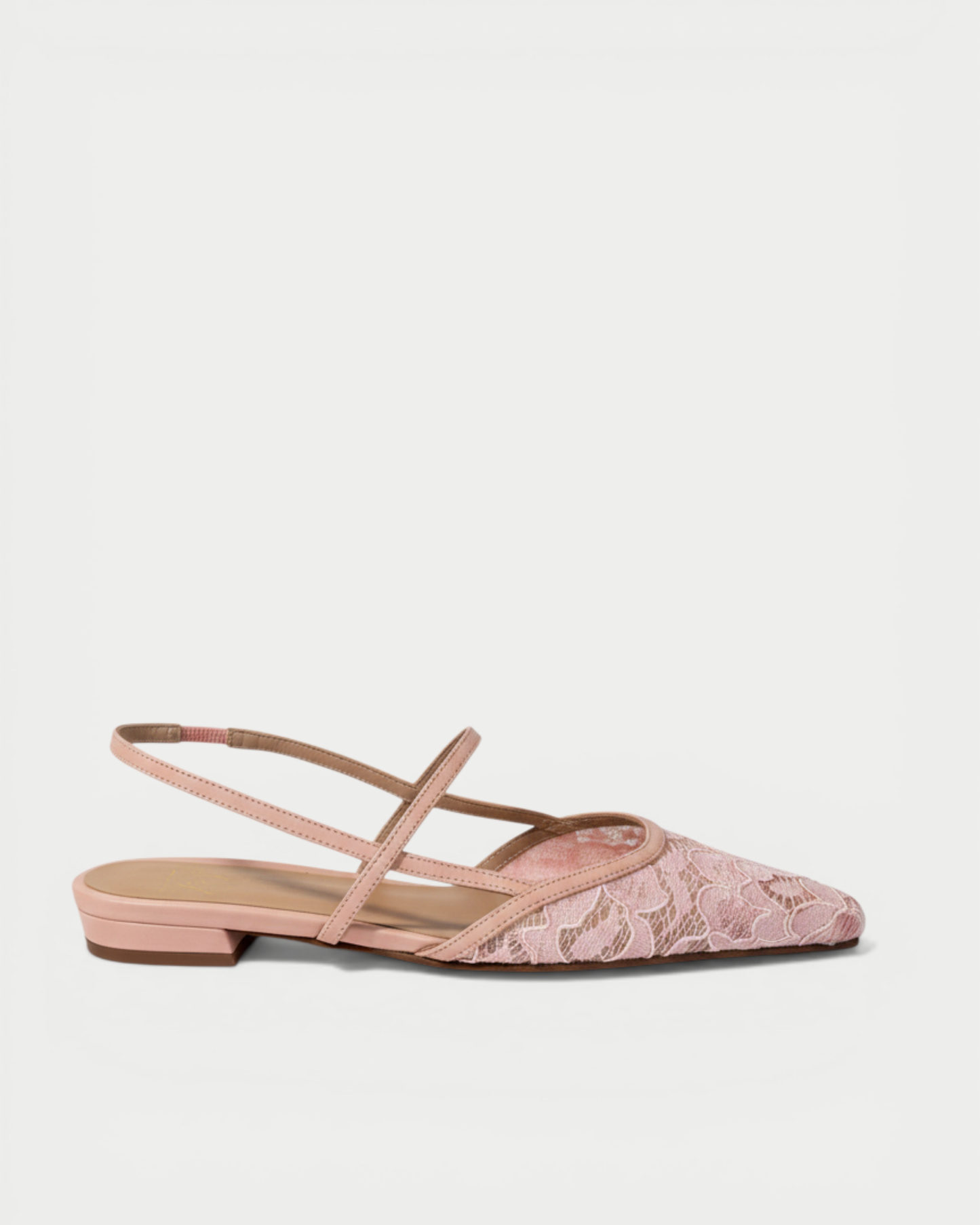Spitze Slingback-Ballerinas