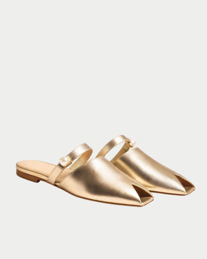 Mule a punta in nappa