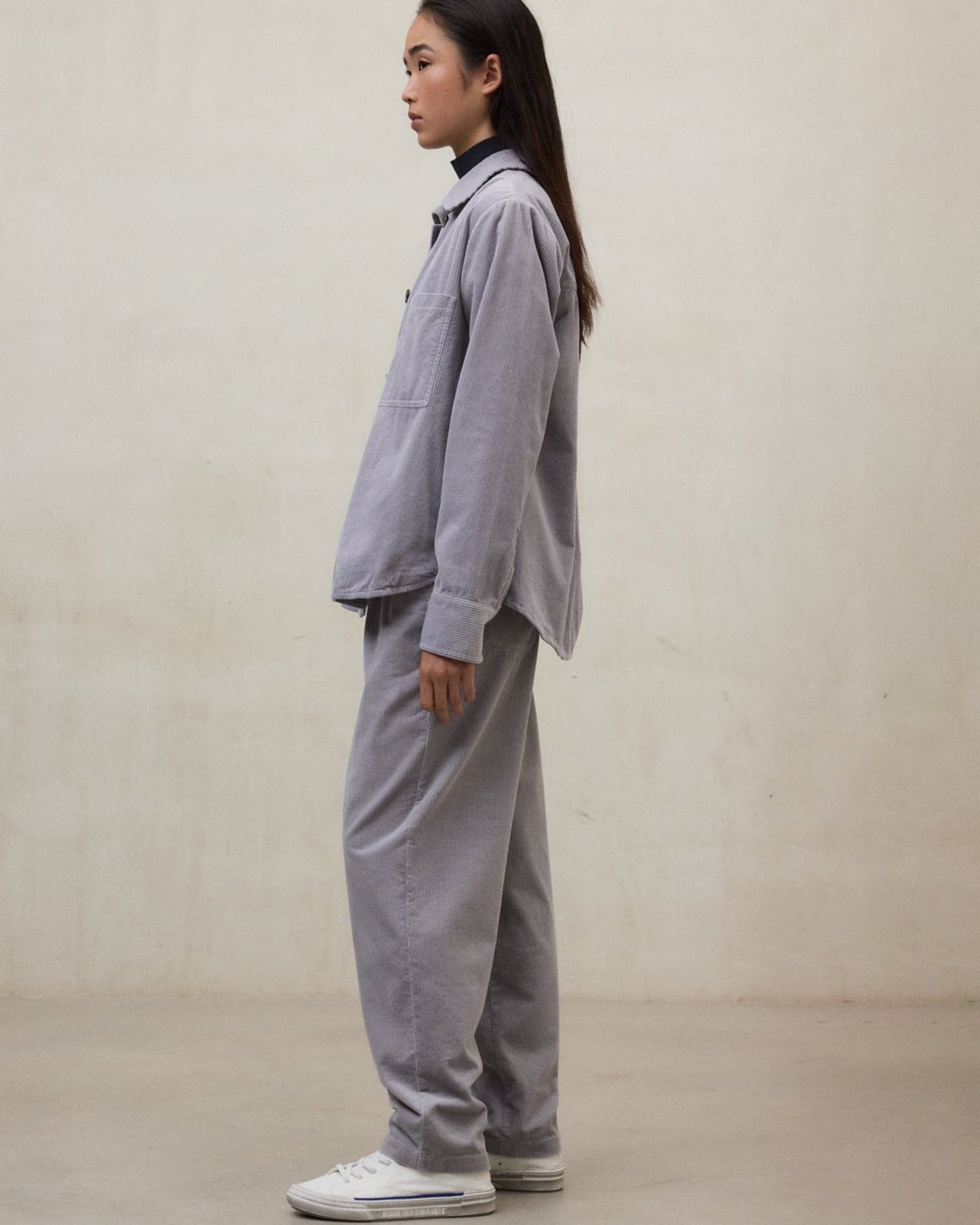 Camicia blazer in cotone biologico