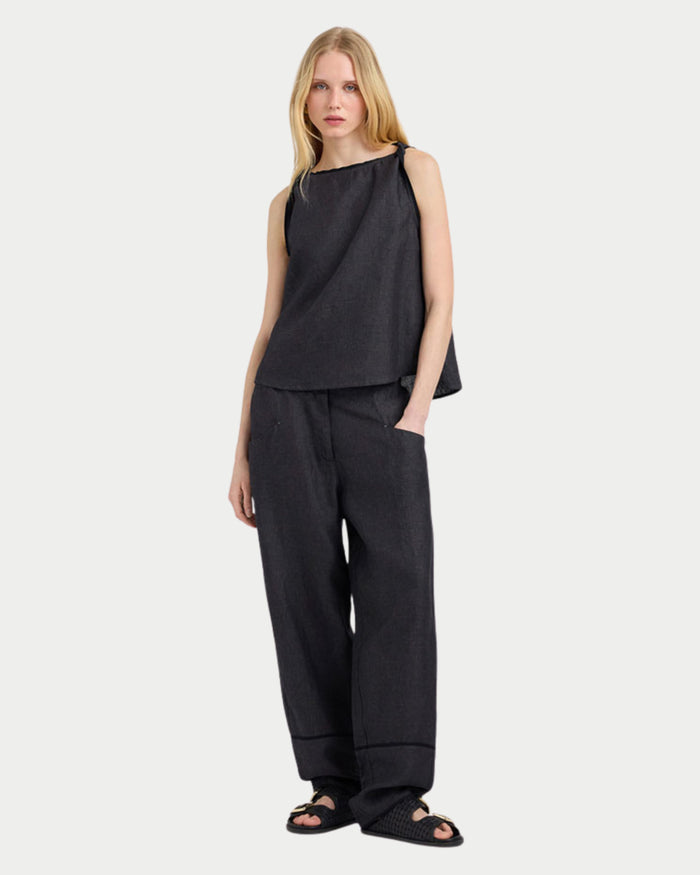 Pantaloni Silverado in lino