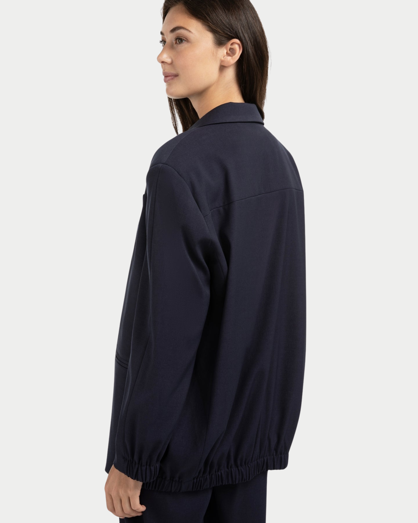 Woven loose fit blazer