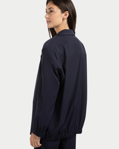 Woven loose fit blazer