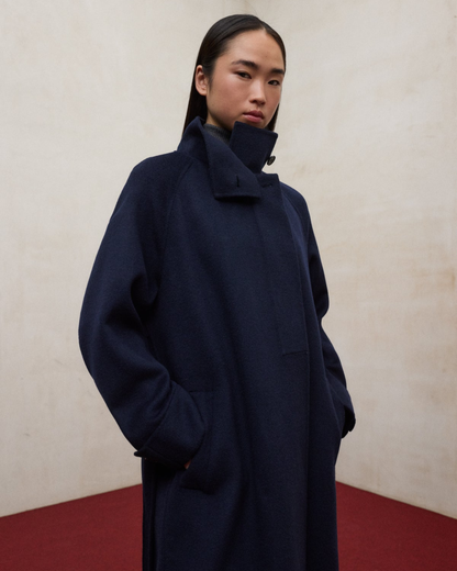 Lora coat in recycled wool