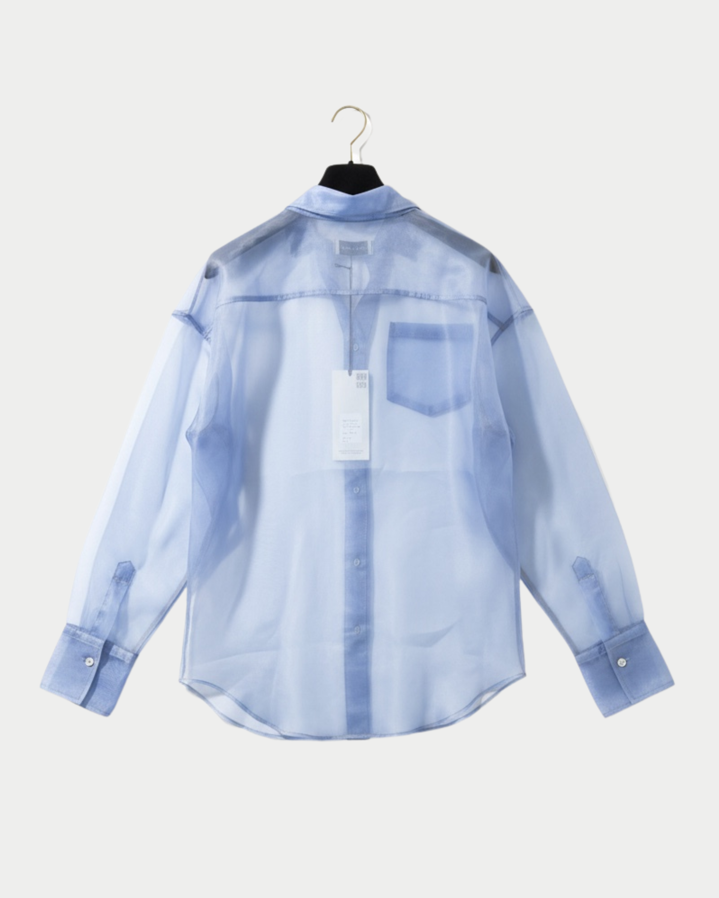 Dani semi-sheer blouse shirt