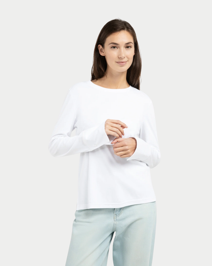 T-shirt longsleeve in Jersey