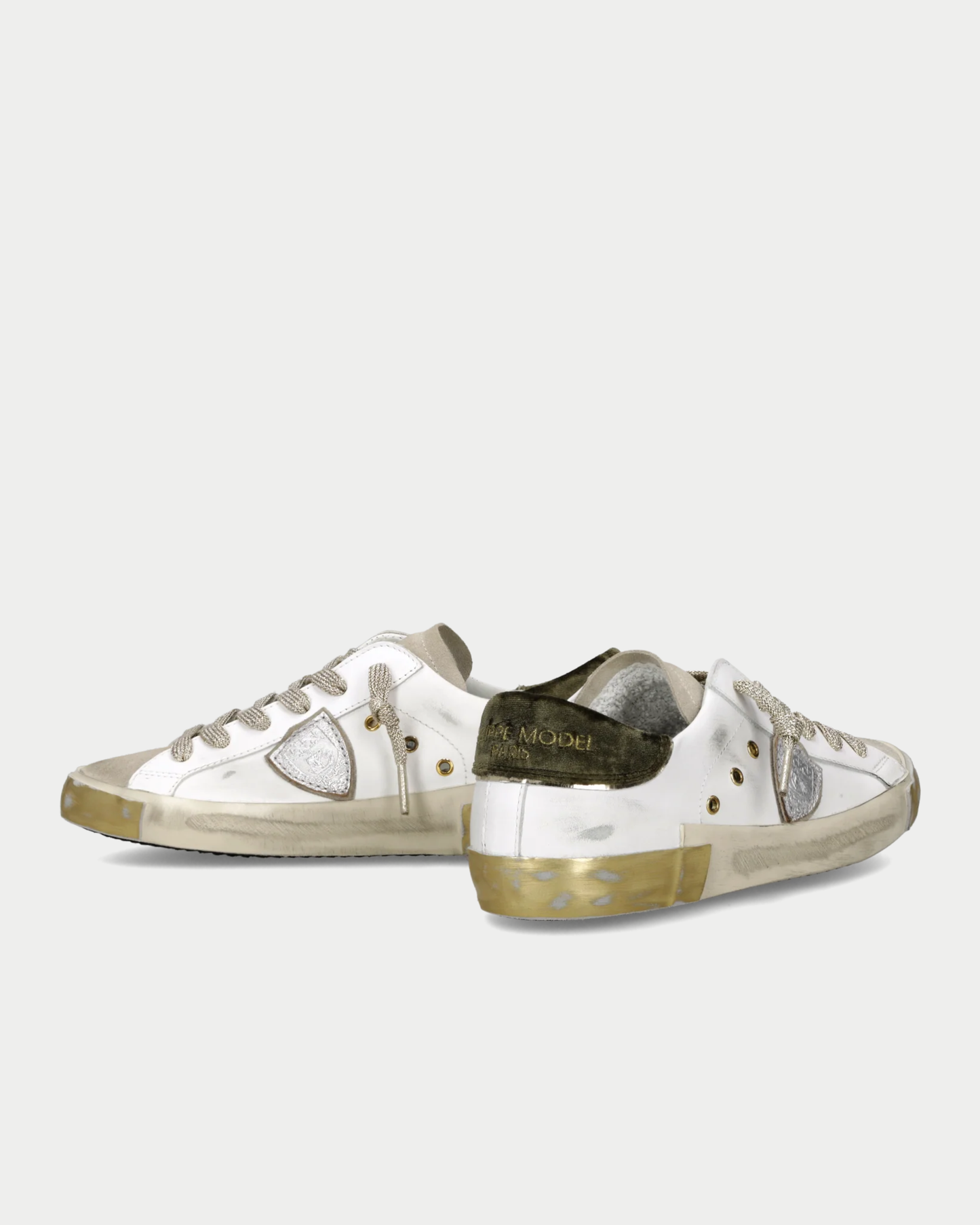 Sneaker Prsx Weiß Militärgrün